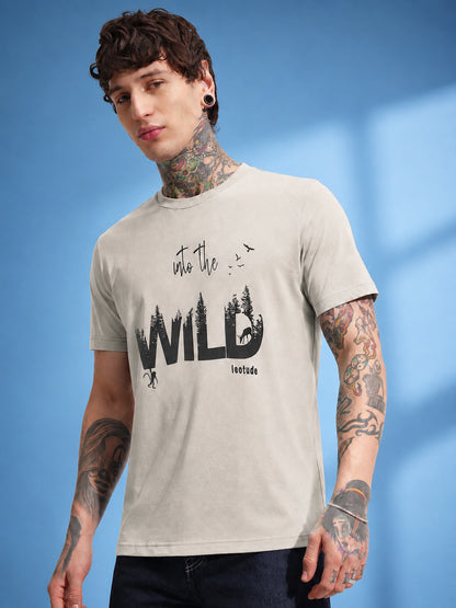 Leotude Men "Into The Wild" Aluminium Grey T-Shirt