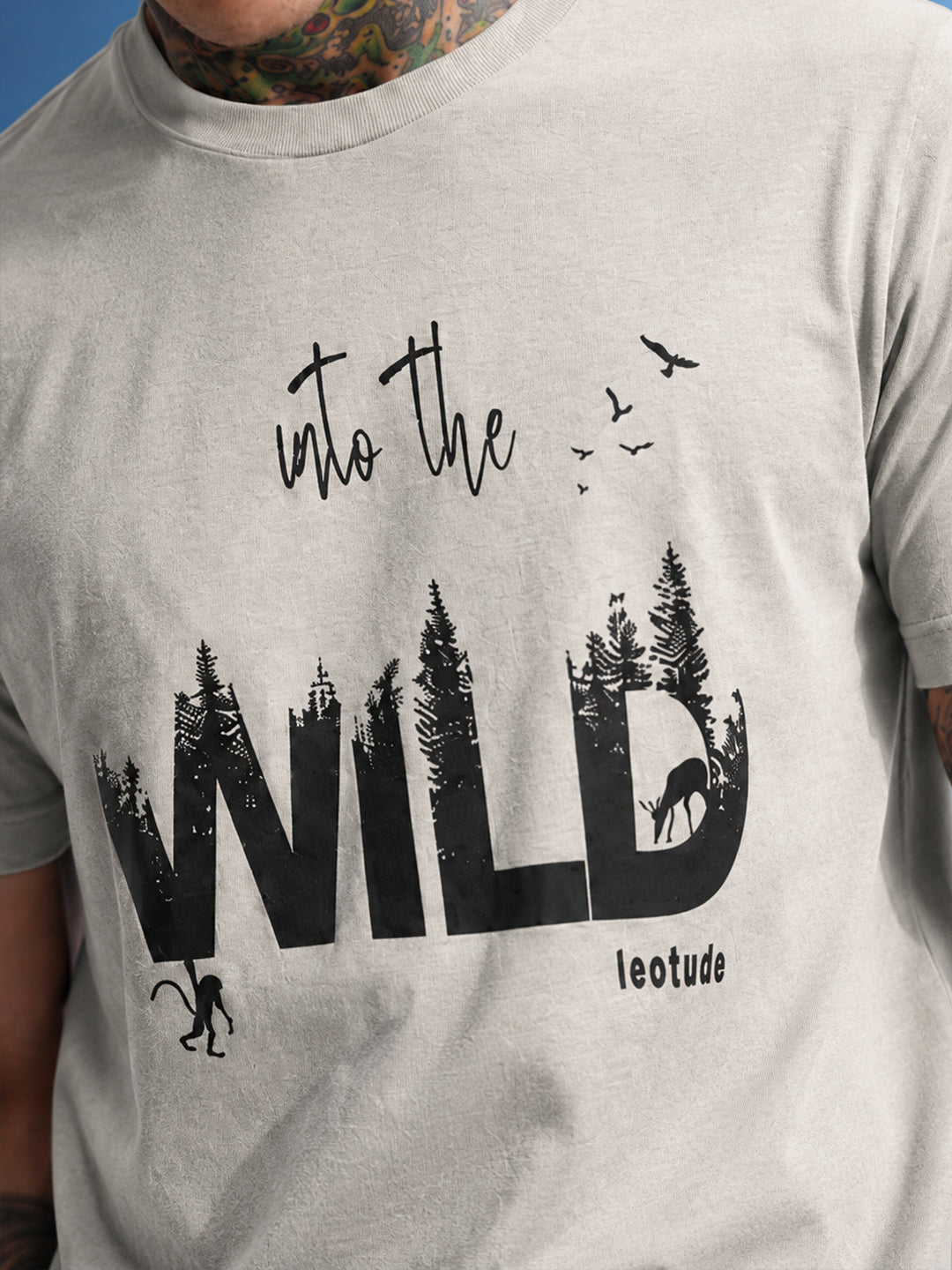 Leotude Men "Into The Wild" Aluminium Grey T-Shirt