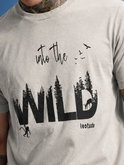 Leotude Men "Into The Wild" Aluminium Grey T-Shirt
