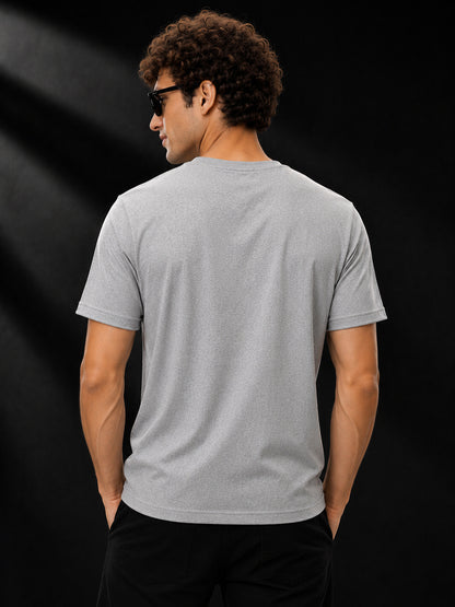 Leotude Men "One" Grey Melange T-Shirt